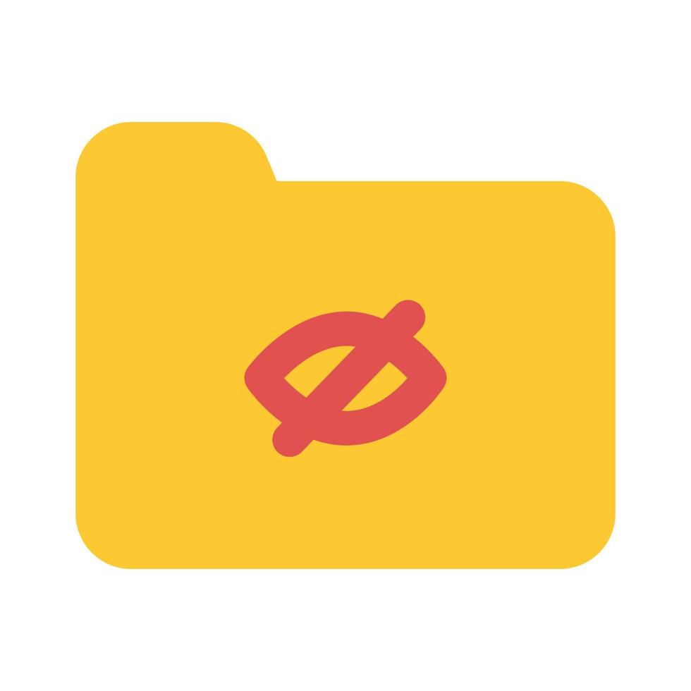 Encrypted Secure Folder Icon vector