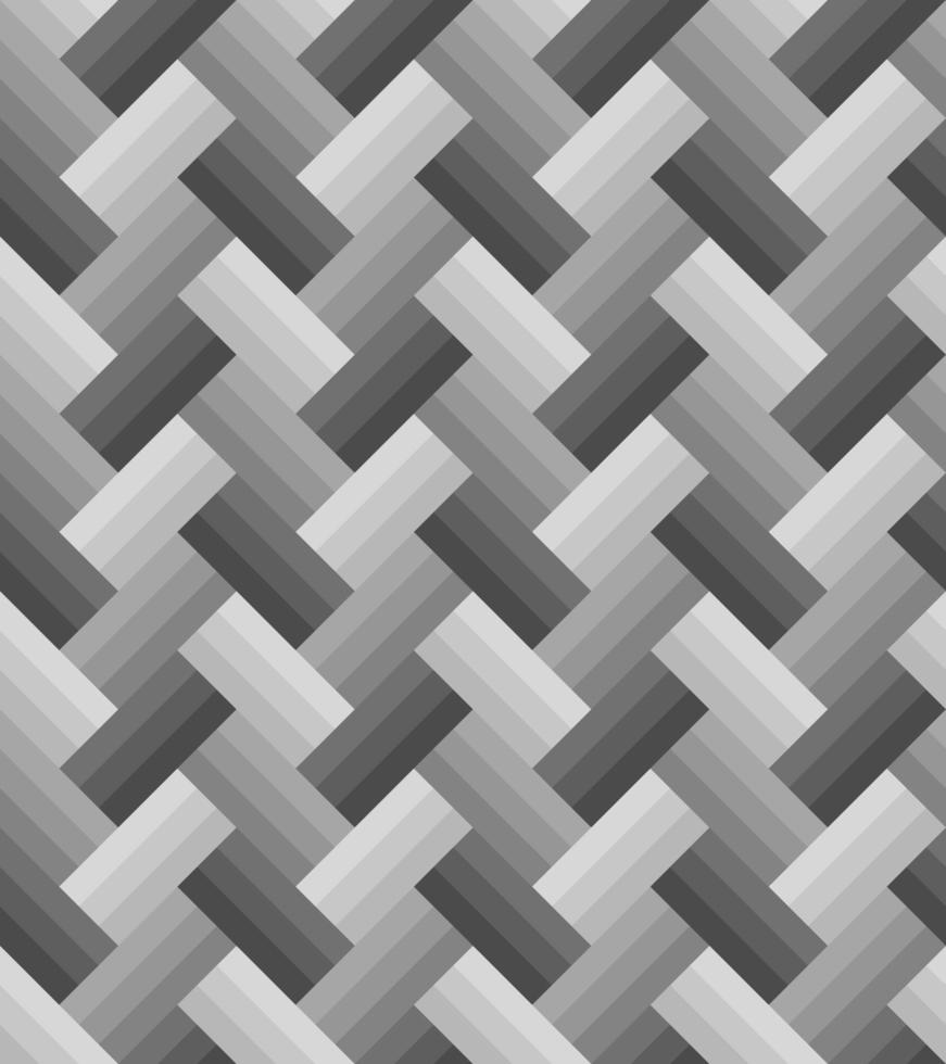 Gray Gradient Zigzag Rectangle Pattern Seamless Background vector