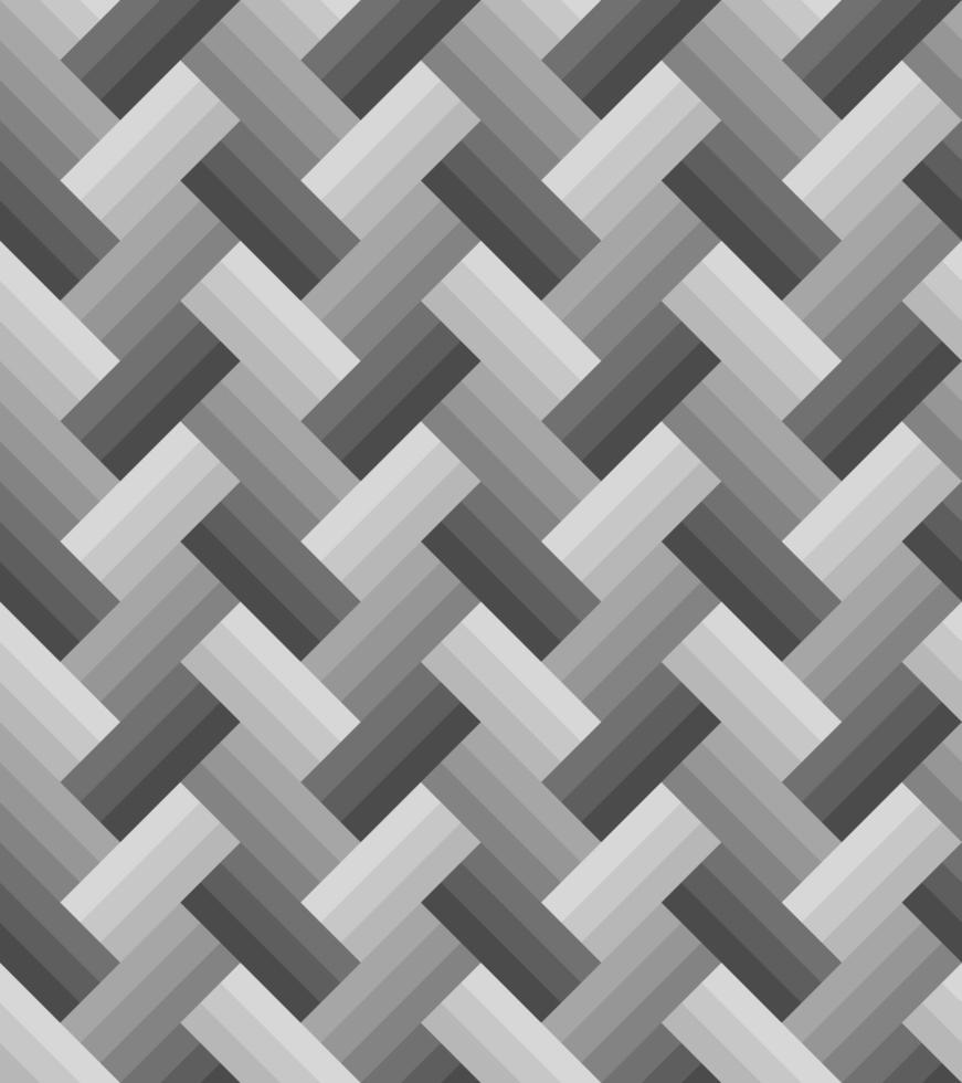 Gray Gradient Zigzag Rectangle Pattern Seamless Background vector