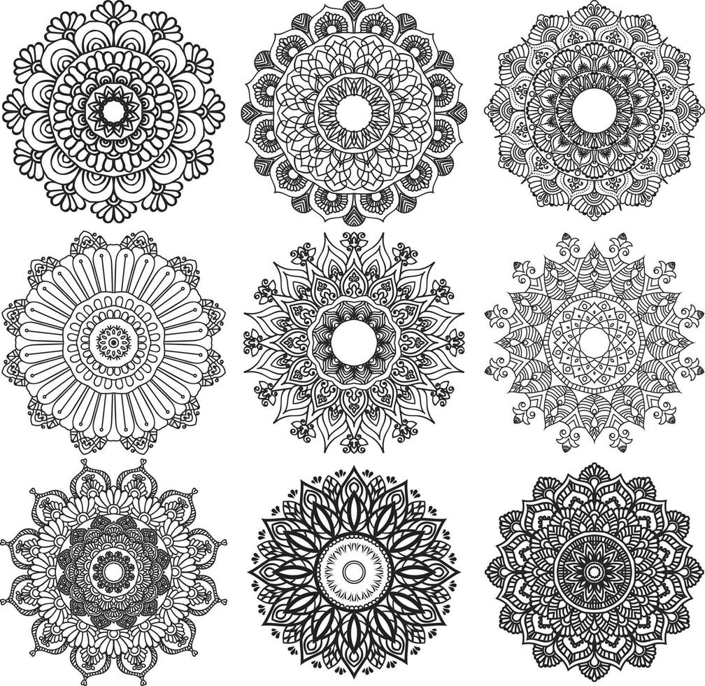 creative vector mandala art design