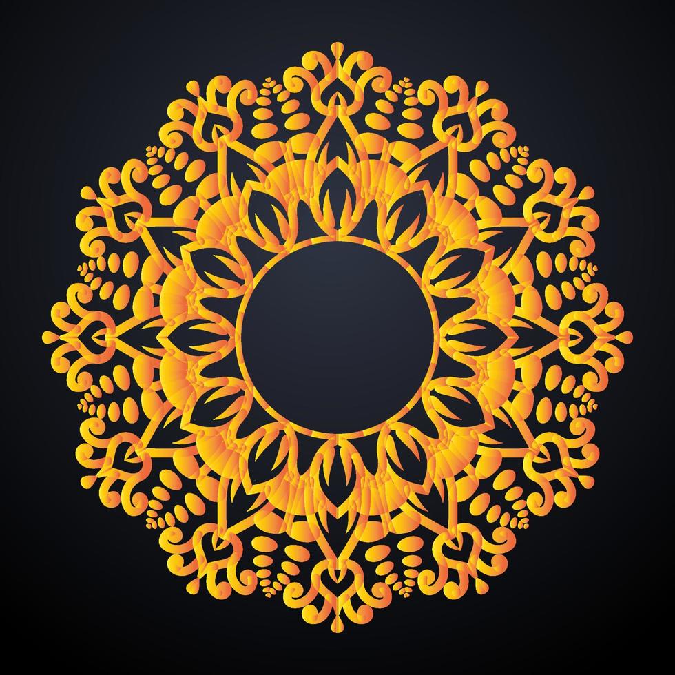 vector mandala ornamento vintage adornos vector para elementos de diseño