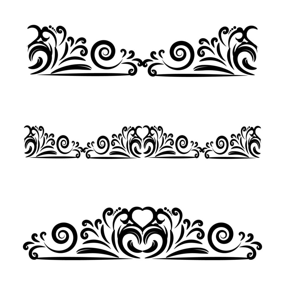 Floral golad Vector vintage royal title border or text frame ornament elements, Luxury vintage Border for title border ornamental
