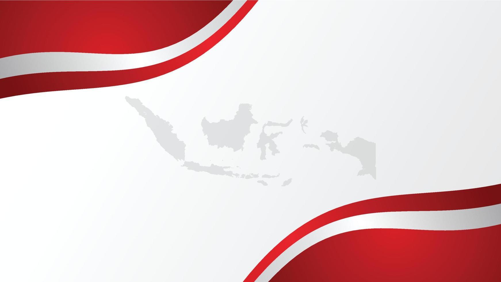 Background bendera merah putih indonesia vector