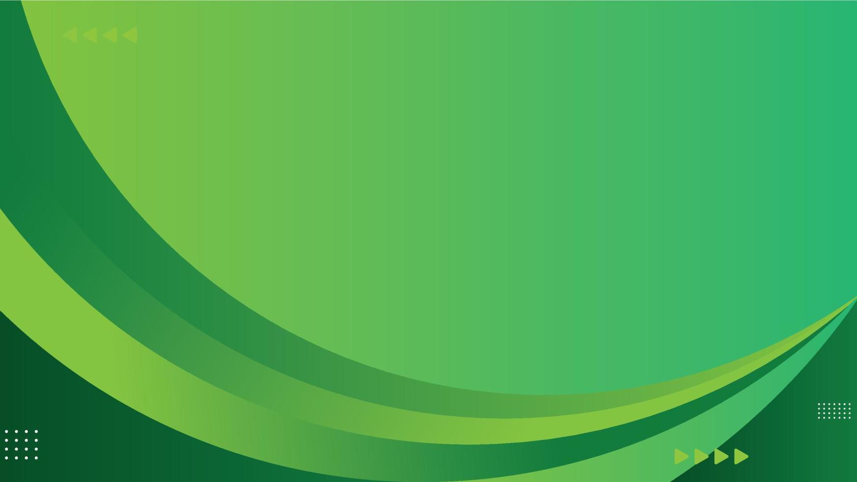 Free vector green curve abstract background