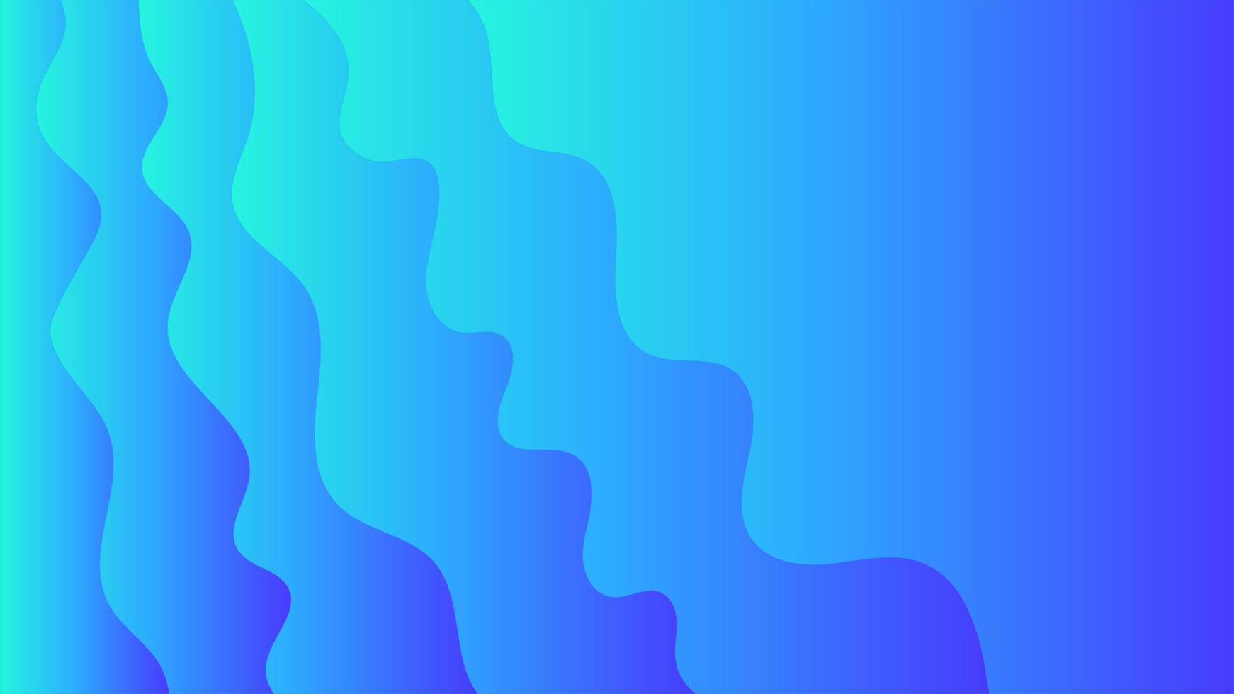 fondo abstracto en estilo de corte de papel. Papel tapiz 3d con cubierta moderna cortada de ondas profundas. capas de color azul con arte de corte de papel de sombra suave. ilustración de tarjeta vectorial, formas geométricas de origami vector