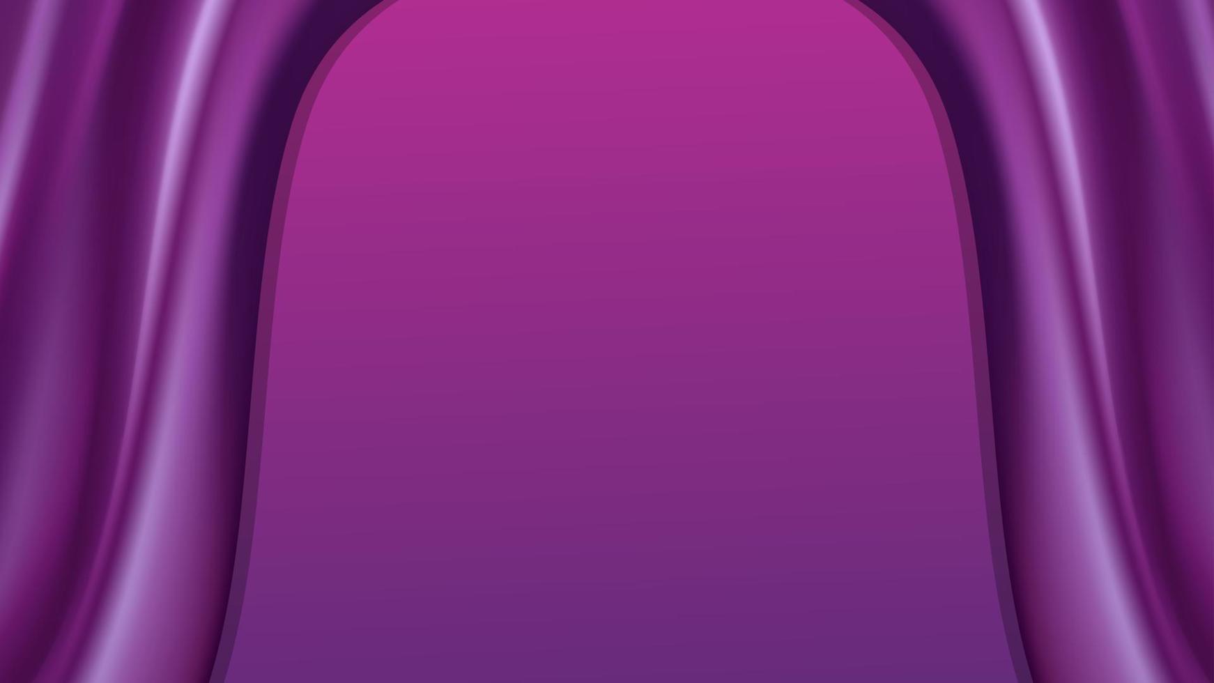 Vector Purple Wave Abstract Background