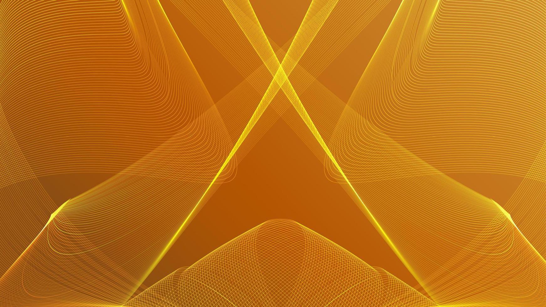 Golden light on elegant orange abstract background 16269113 Vector Art