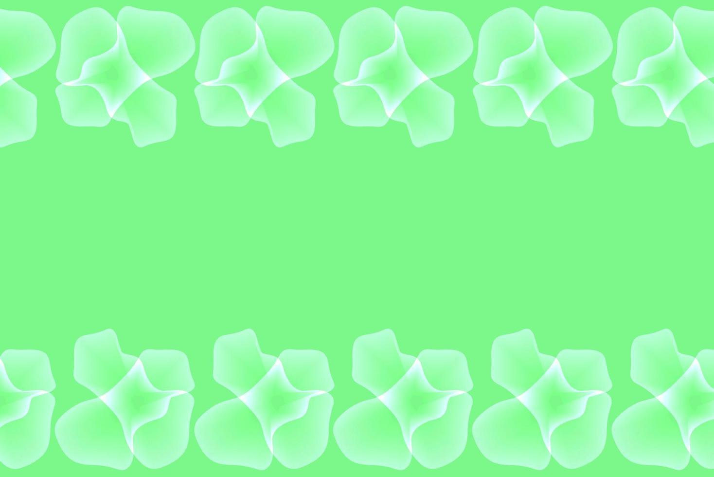 Green geometric background. Dynamic shapes composition. Vector illustration