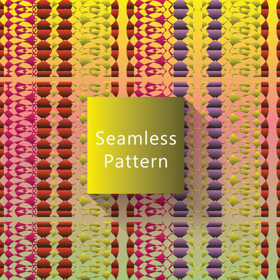 Modern geometric and textures illustration pattern. Creative collage with shapes. Seamless pattern. Fashionable template for design. vector