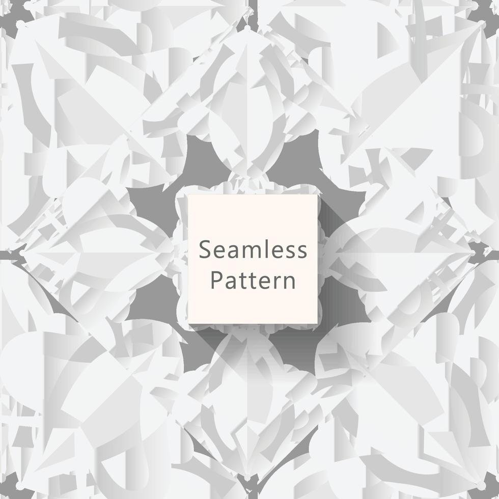 Modern geometric and textures illustration pattern. Creative collage with shapes. Seamless pattern. Fashionable template for design. vector