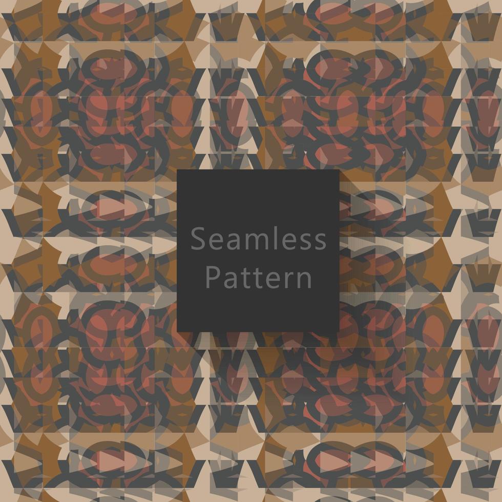 Abstract geometric with textures seamless pattern vector