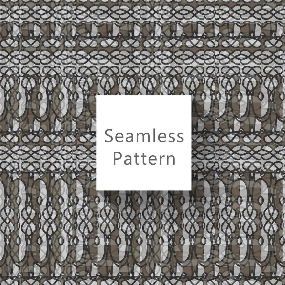 Abstract geometric with textures seamless pattern vector