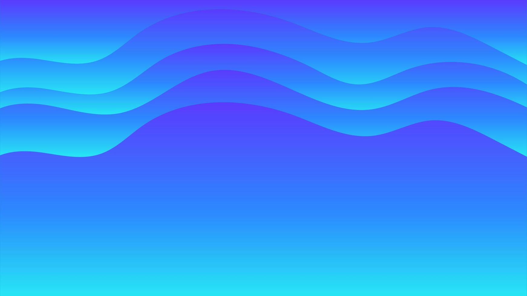 Geometric gradient paper layers 3D papercut on blue vector background. Abstract paper cut texture for topography website template or smooth cartoon origami paper shape concept