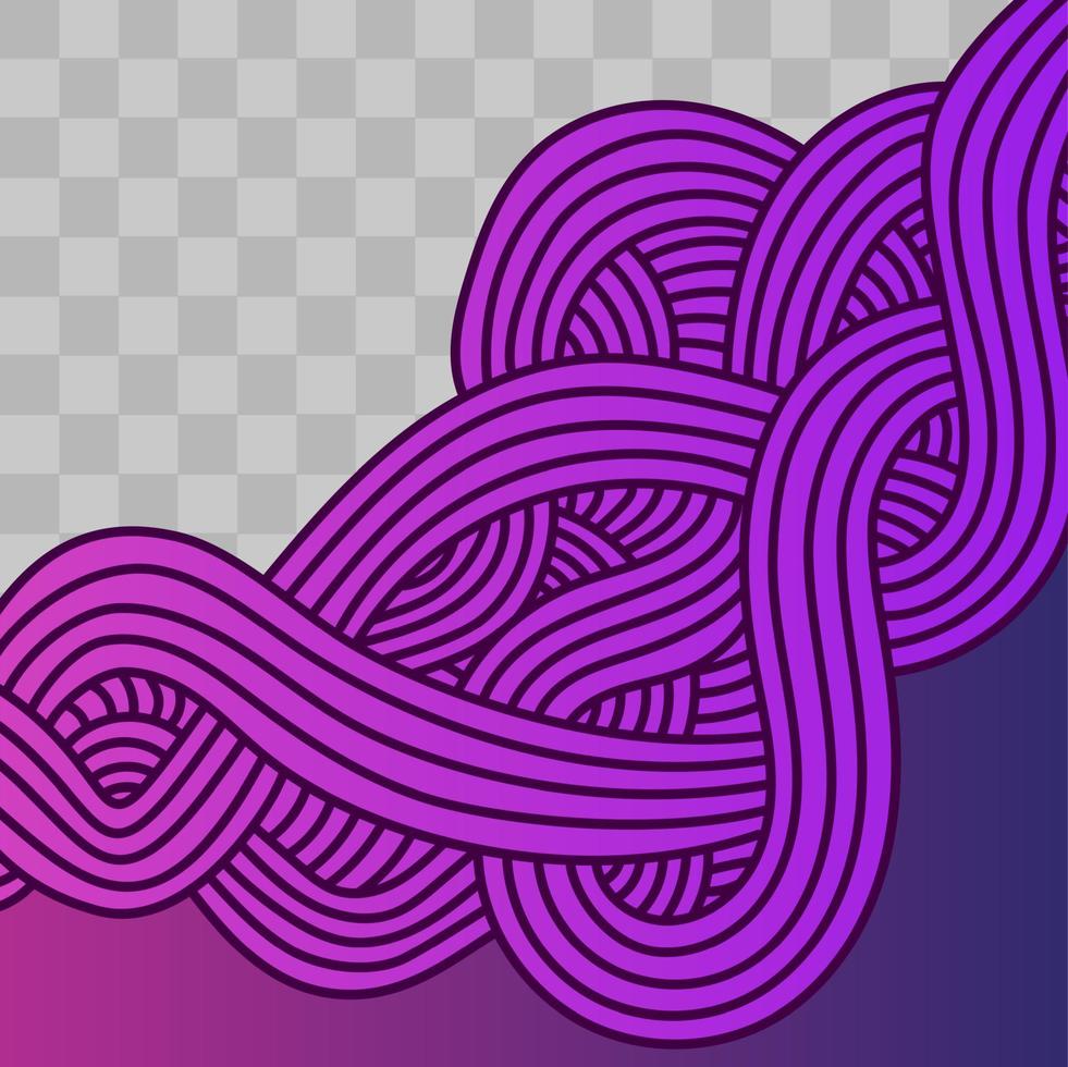 social media banner abstract doodle template. layout for digital marketing. abstract purple color gradient. eps 10 vector