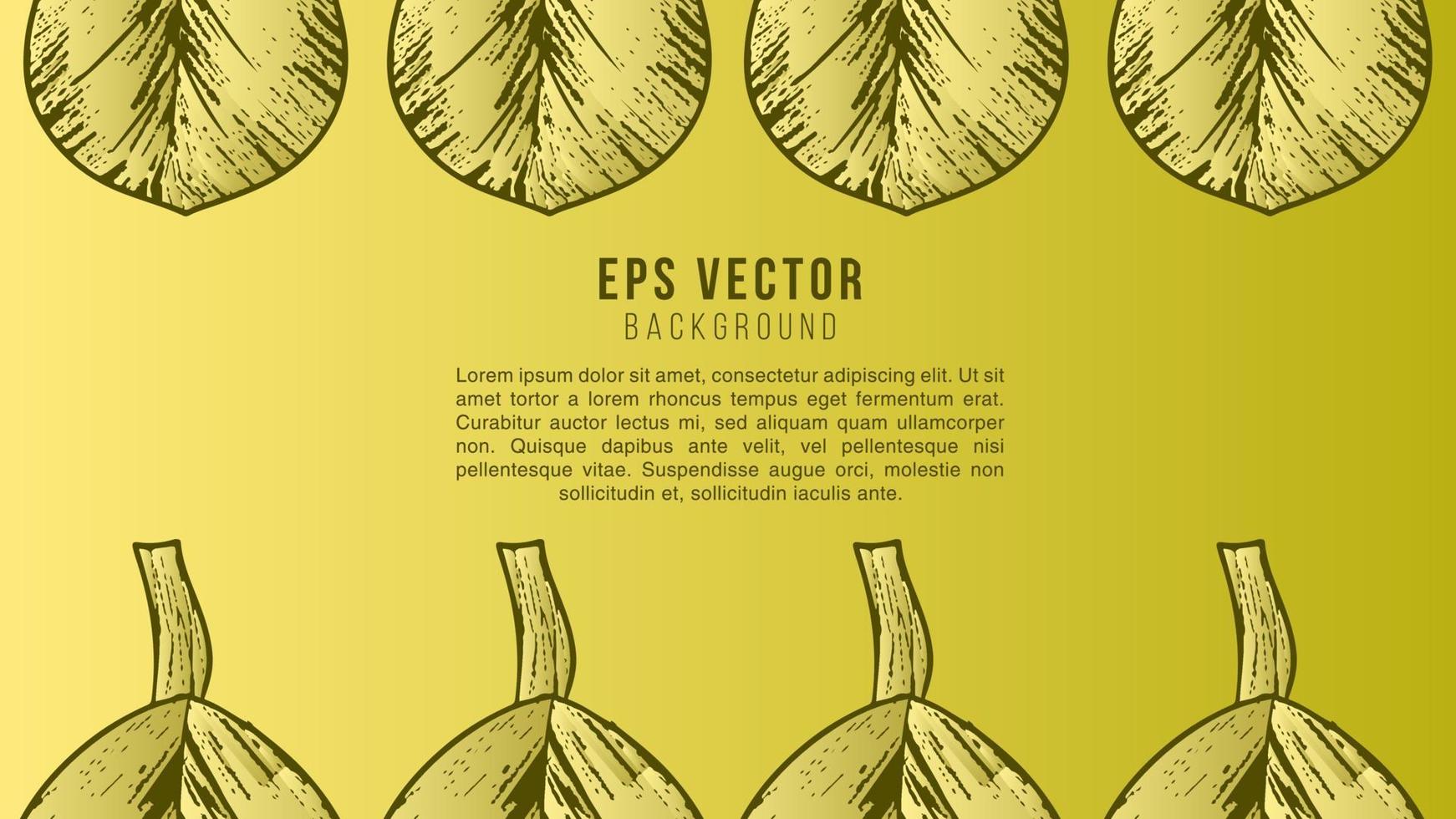 fondo de hojas de otoño amarillo. hoja amarilla de otoño realista aislada sobre fondo amarillo. fondo de venta de otoño. ilustración vectorial eps10 vector