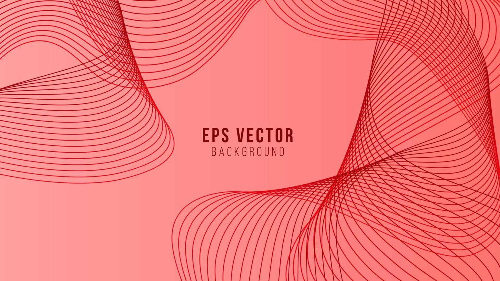 Red color and black color background abstract digital art vector
