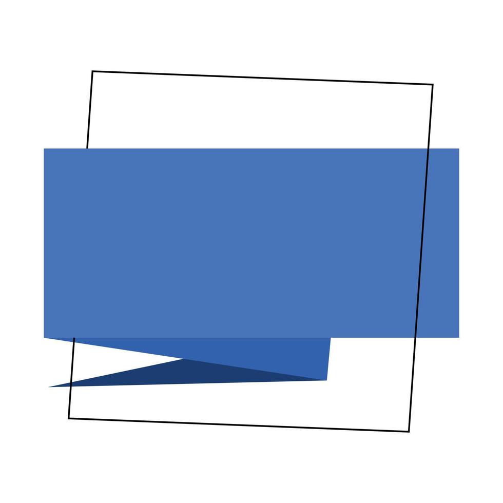 Outlined Banner 2 vector