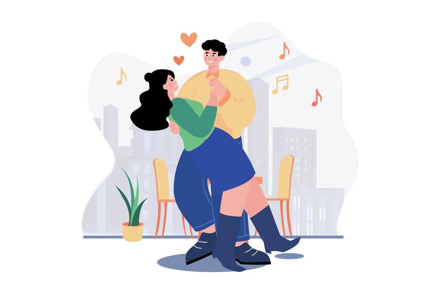 Valentines Day Illustration concept on white background vector