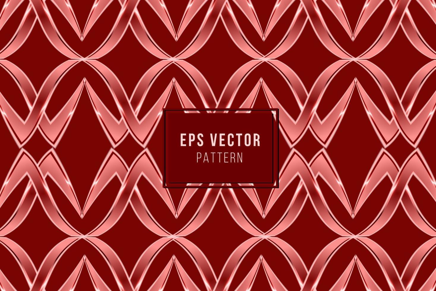 Geometric background pattern seamless abstract red color vector. Red background design. vector