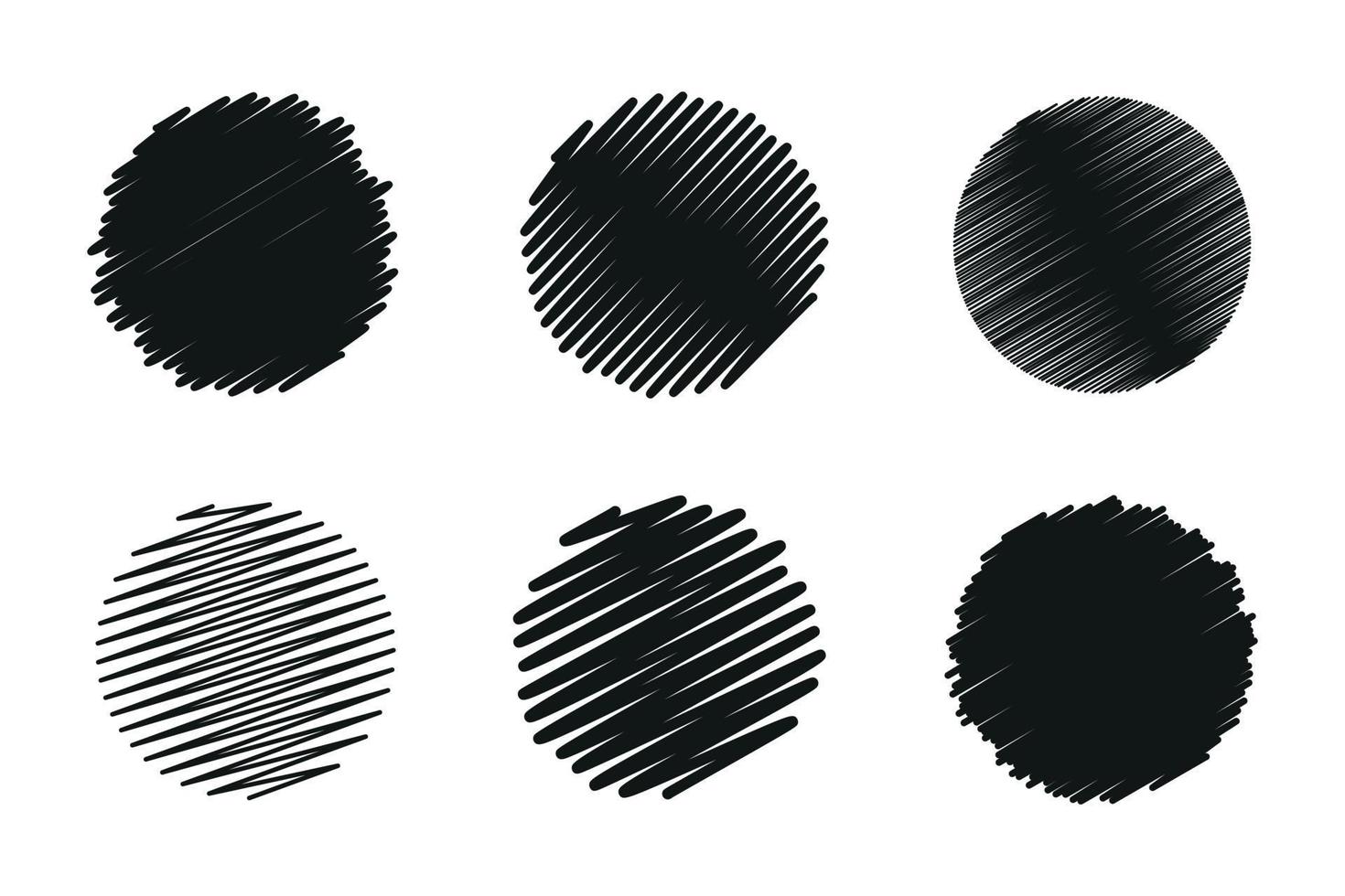 Round Brushes 5 vector