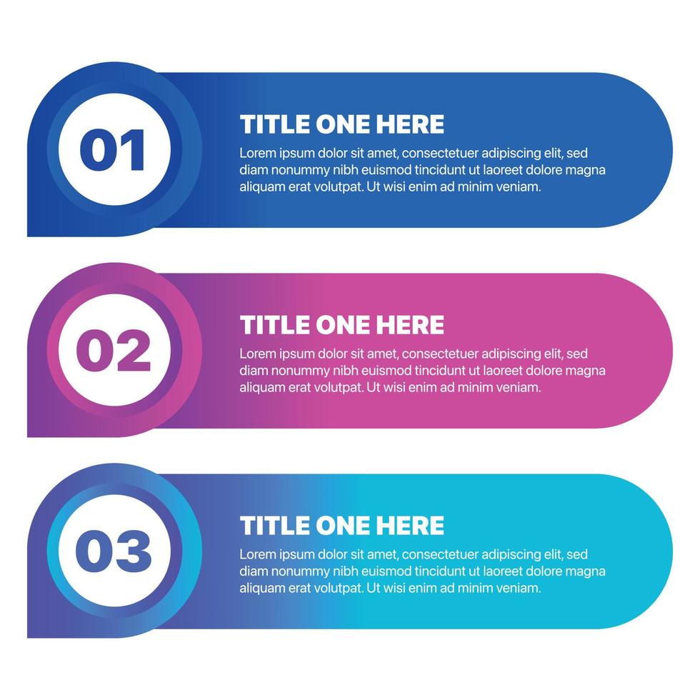 Infographics Numbers 13 vector