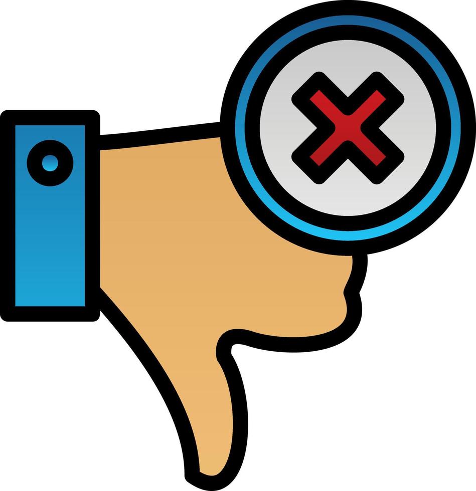 Failure Vector Icon Design