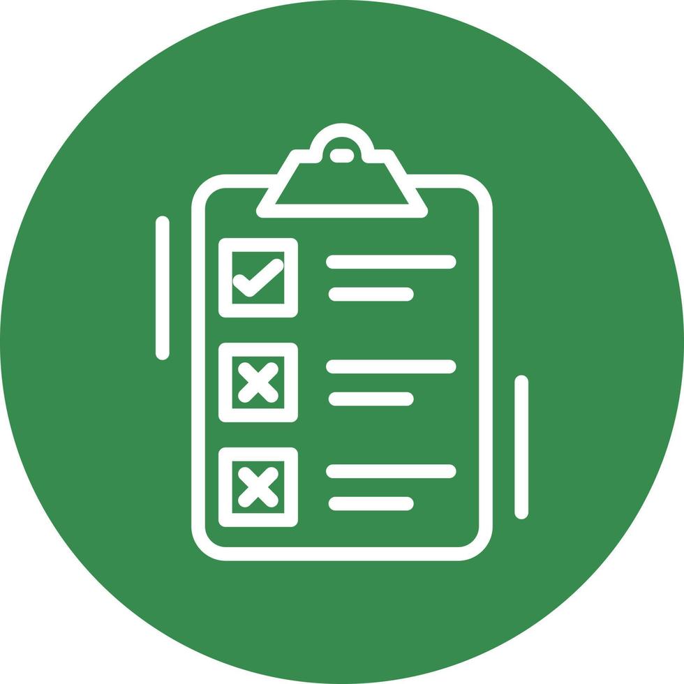 Checklist Vector Icon Design