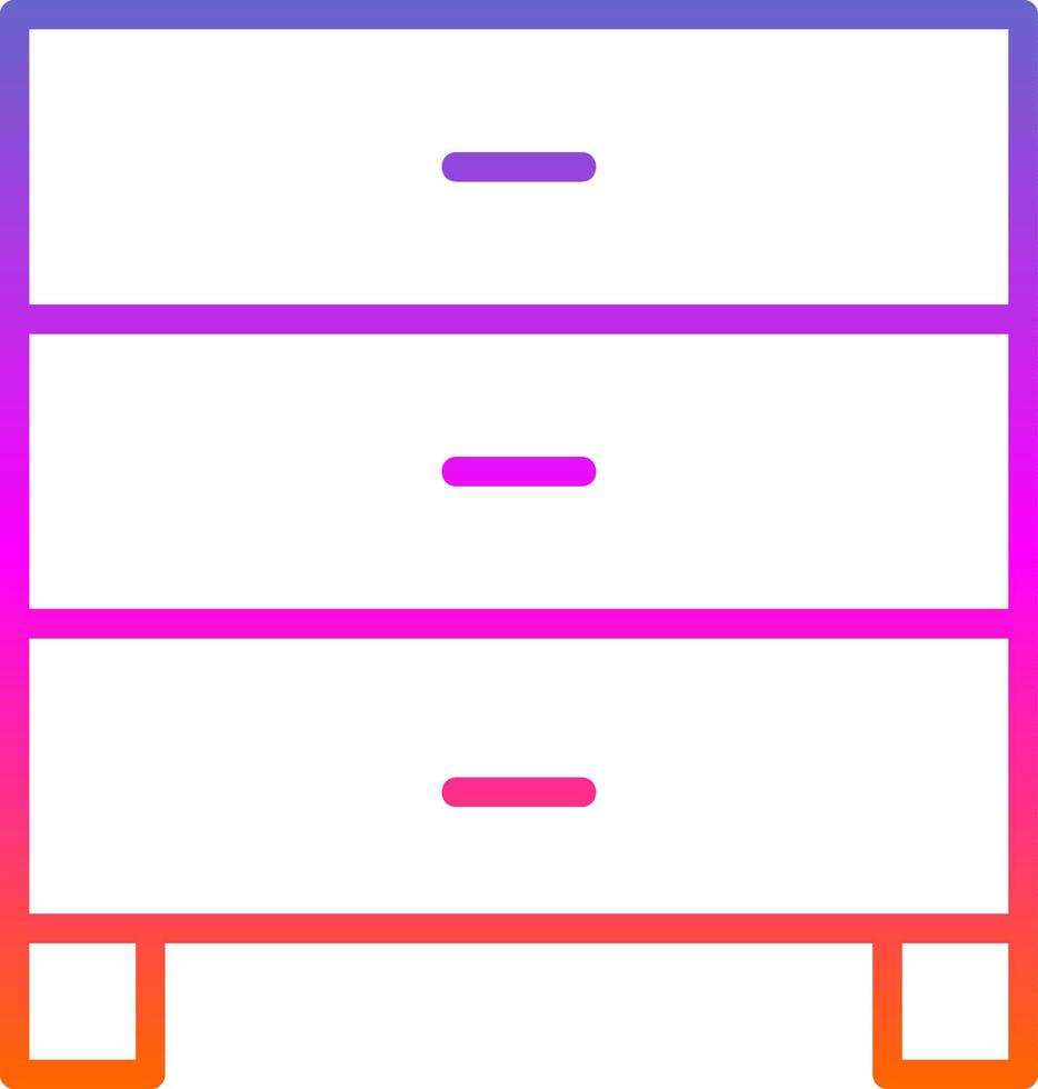 Filing Cabinet Vector Icon Design