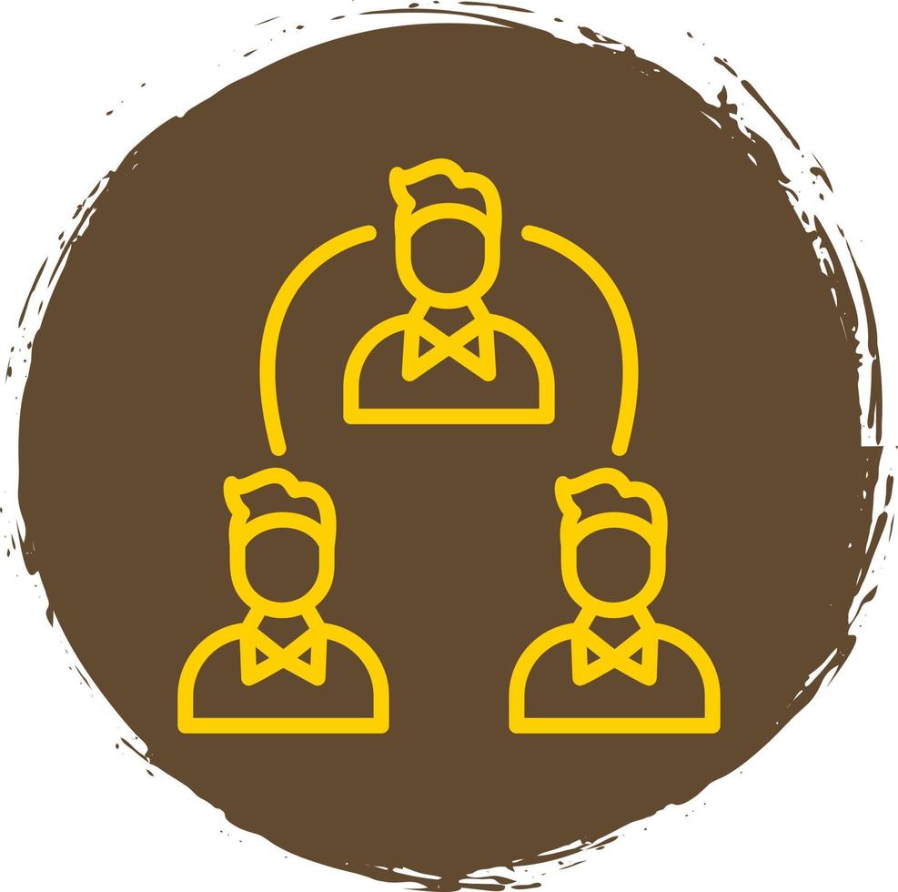 diseño de icono de vector de delegado