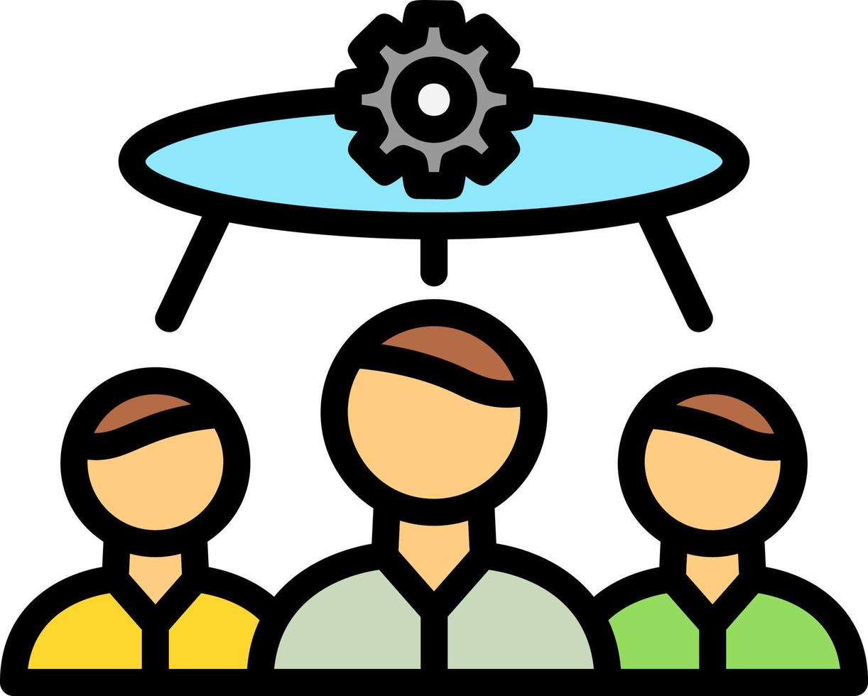 Brainstorming Vector Icon Design