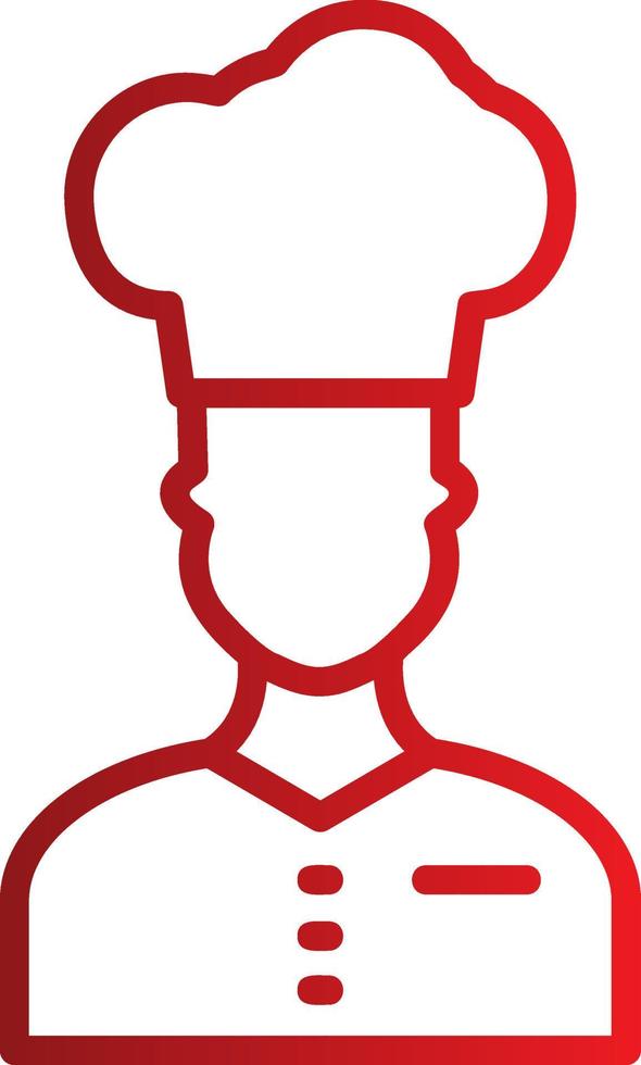 icono de vector de chef