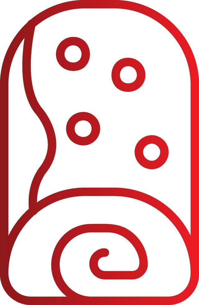 Cream Roll Vector Icon