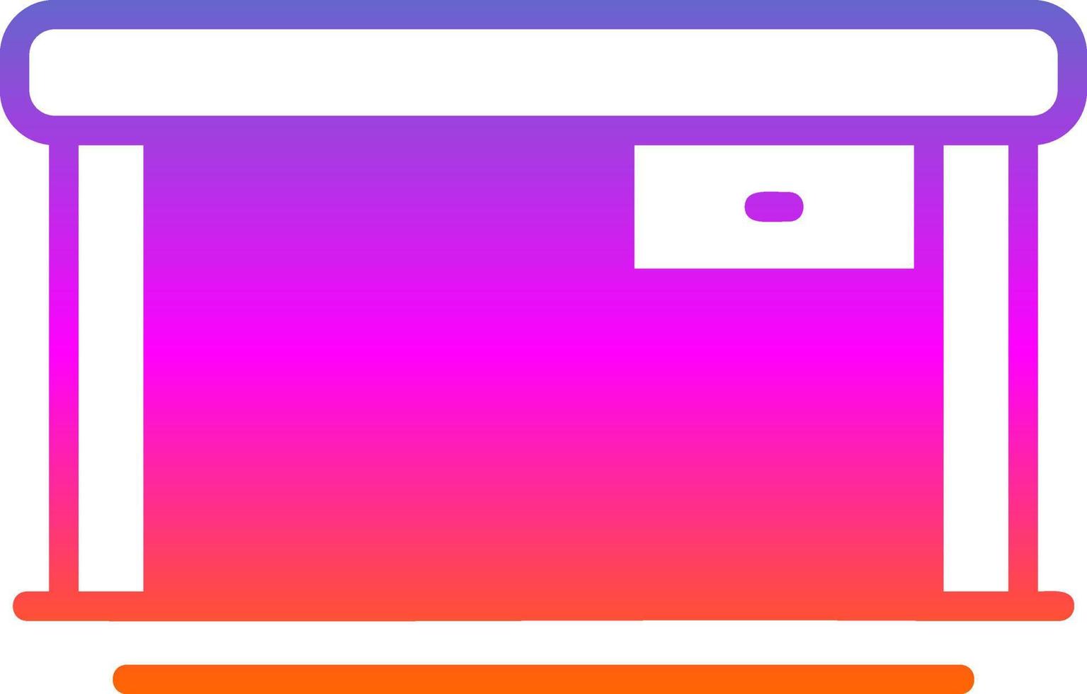 Desk Vector Icon Design