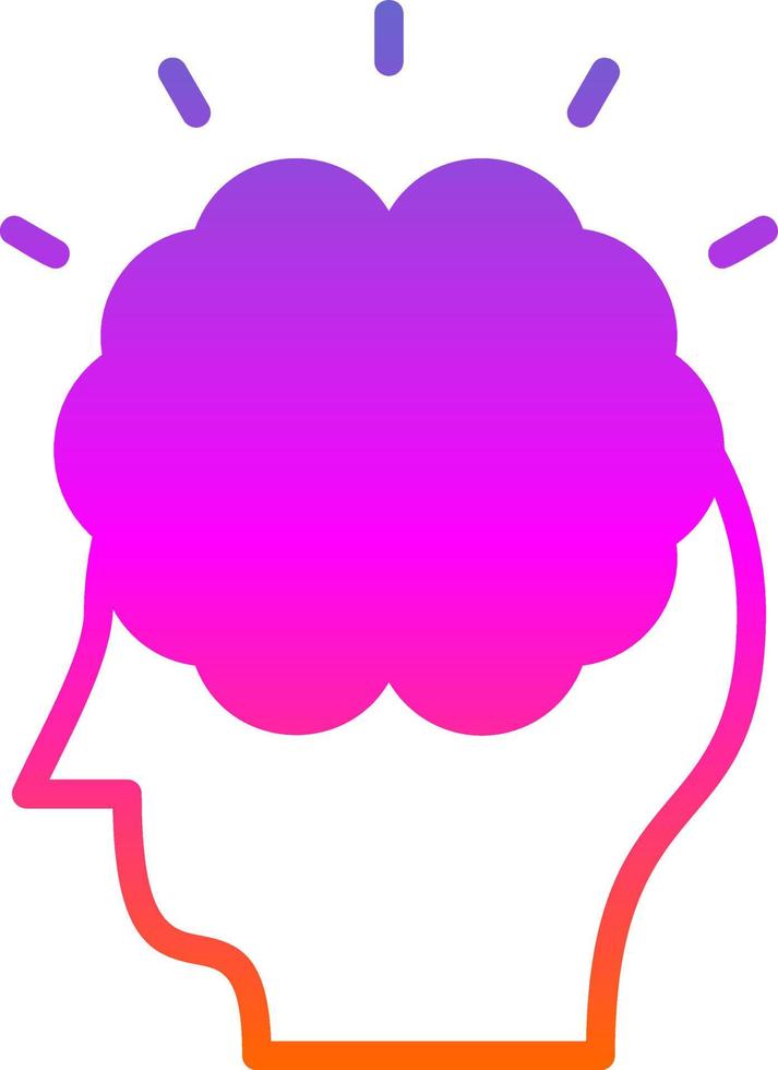 Mental Control Vector Icon Design