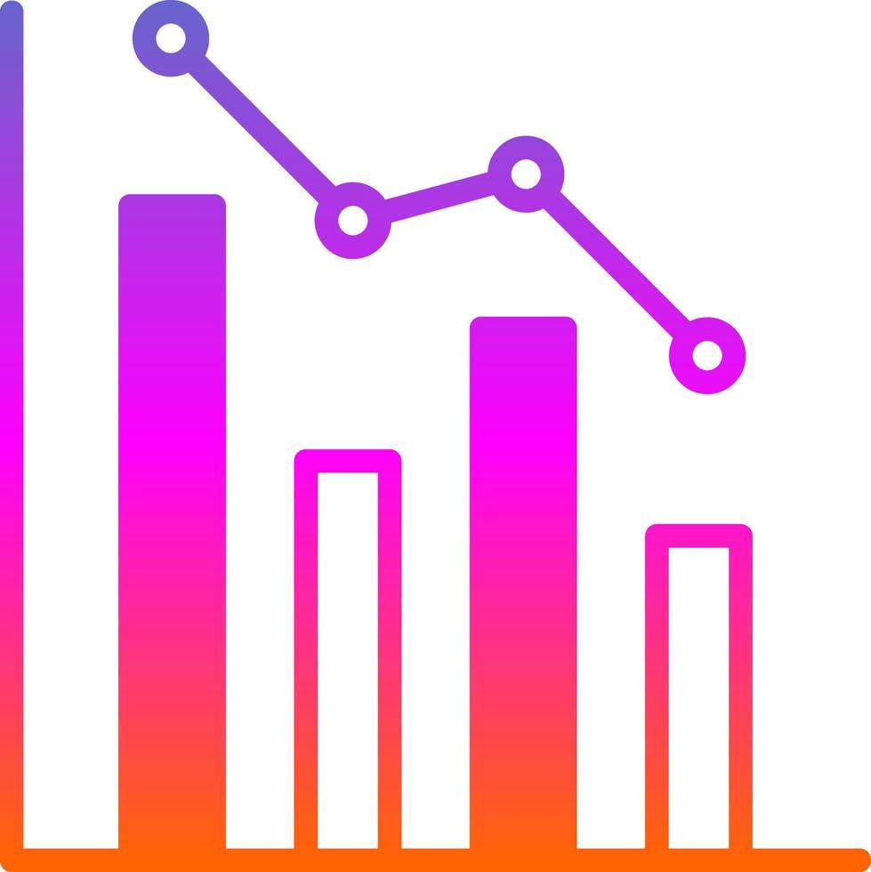 Graph Vector Icon Design