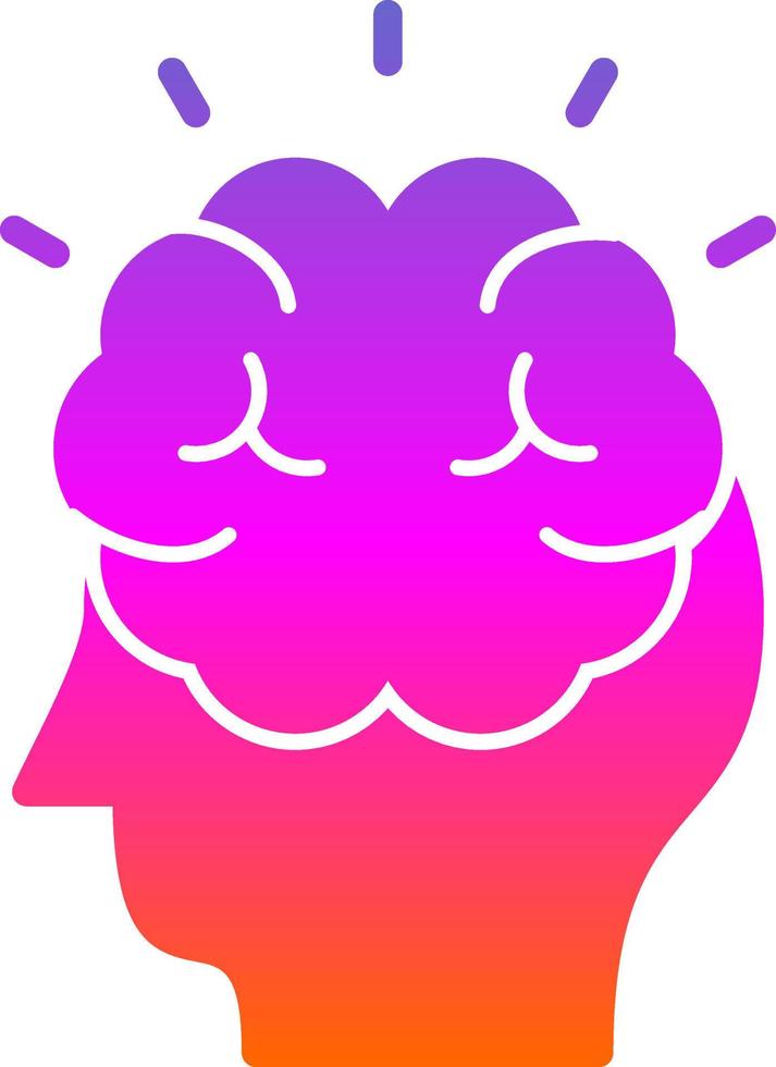 Mental Control Vector Icon Design