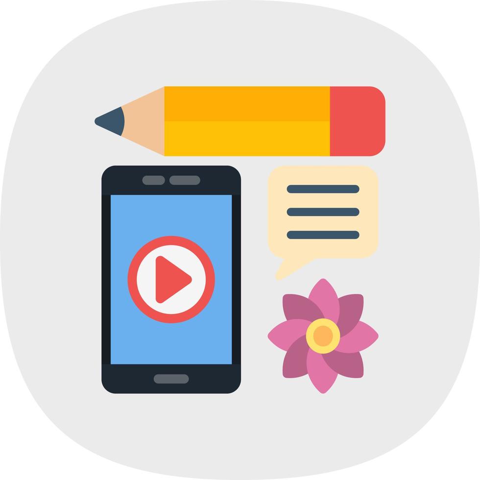 Flatlay Vector Icon Design