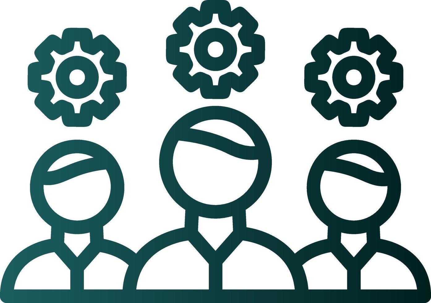 Team Management Vector Icon Design