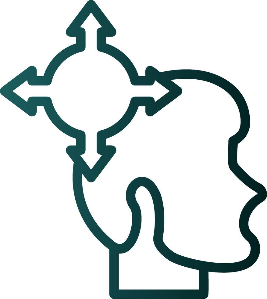 Decision Making Vector Icon Design