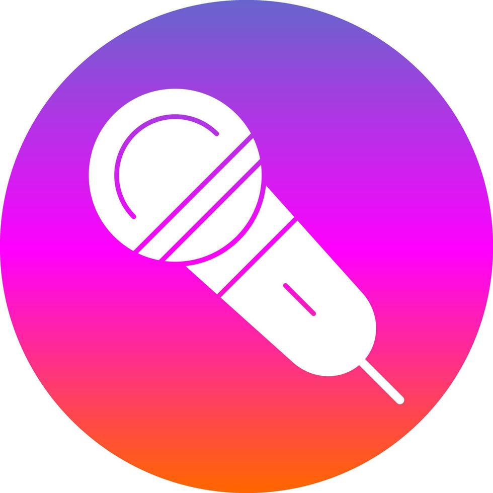 Microphone Vector Icon Design