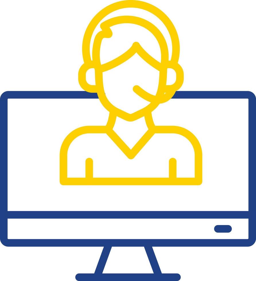 Online Service Vector Icon Design