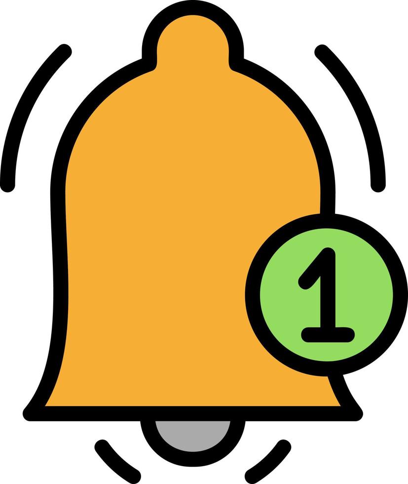 Notification Bell Vector Icon Design