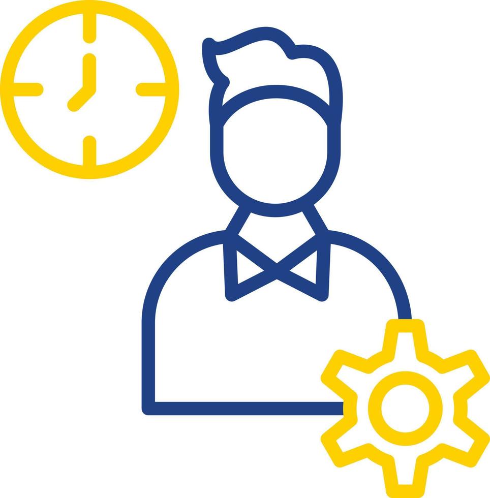 Productive Work Vector Icon Design