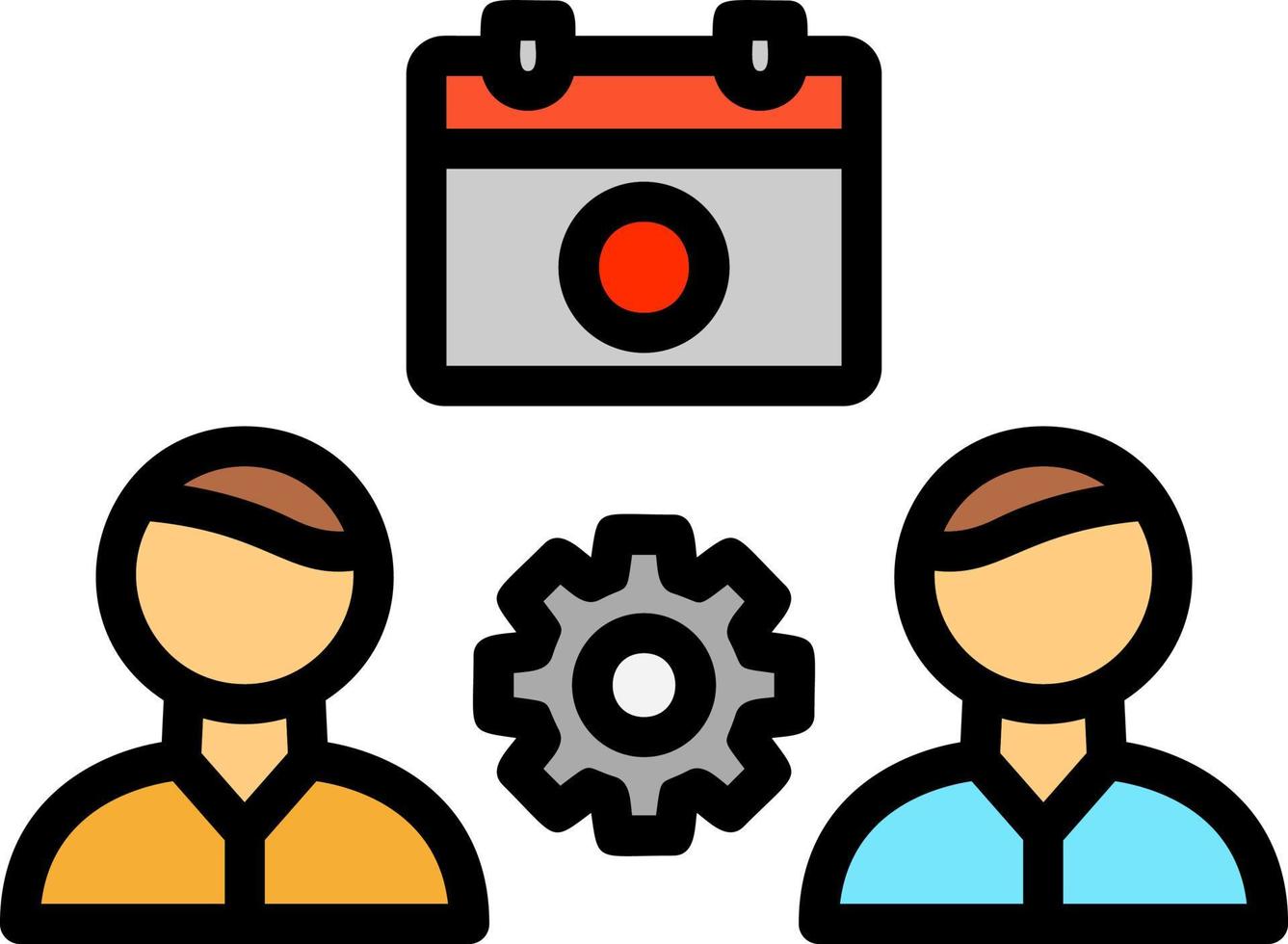 Planning And Organization Vector Icon Design