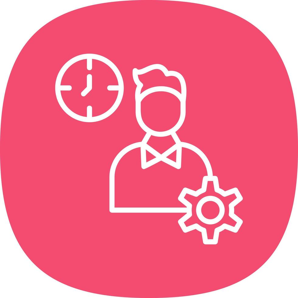 Productive Work Vector Icon Design