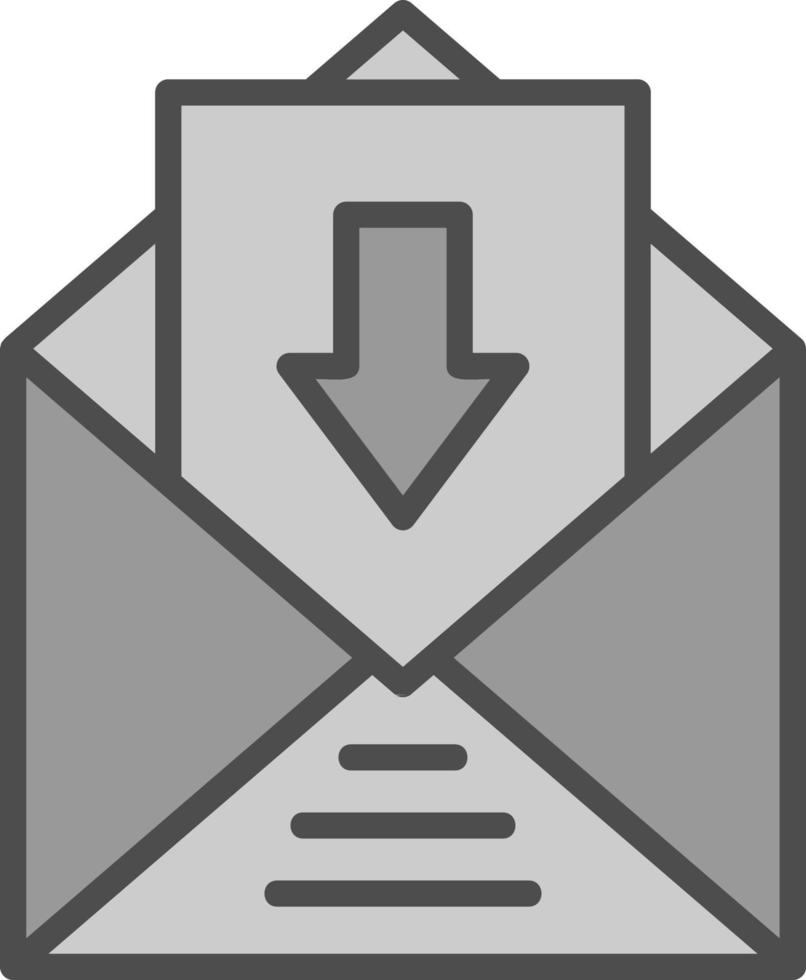 Inbox Vector Icon Design