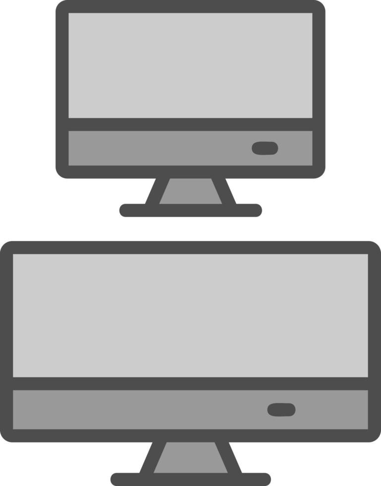 Monitors Vector Icon Design