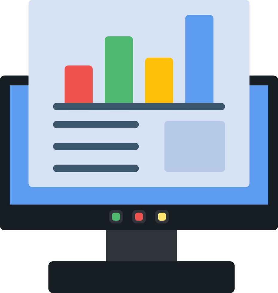 Online Report Vector Icon Design