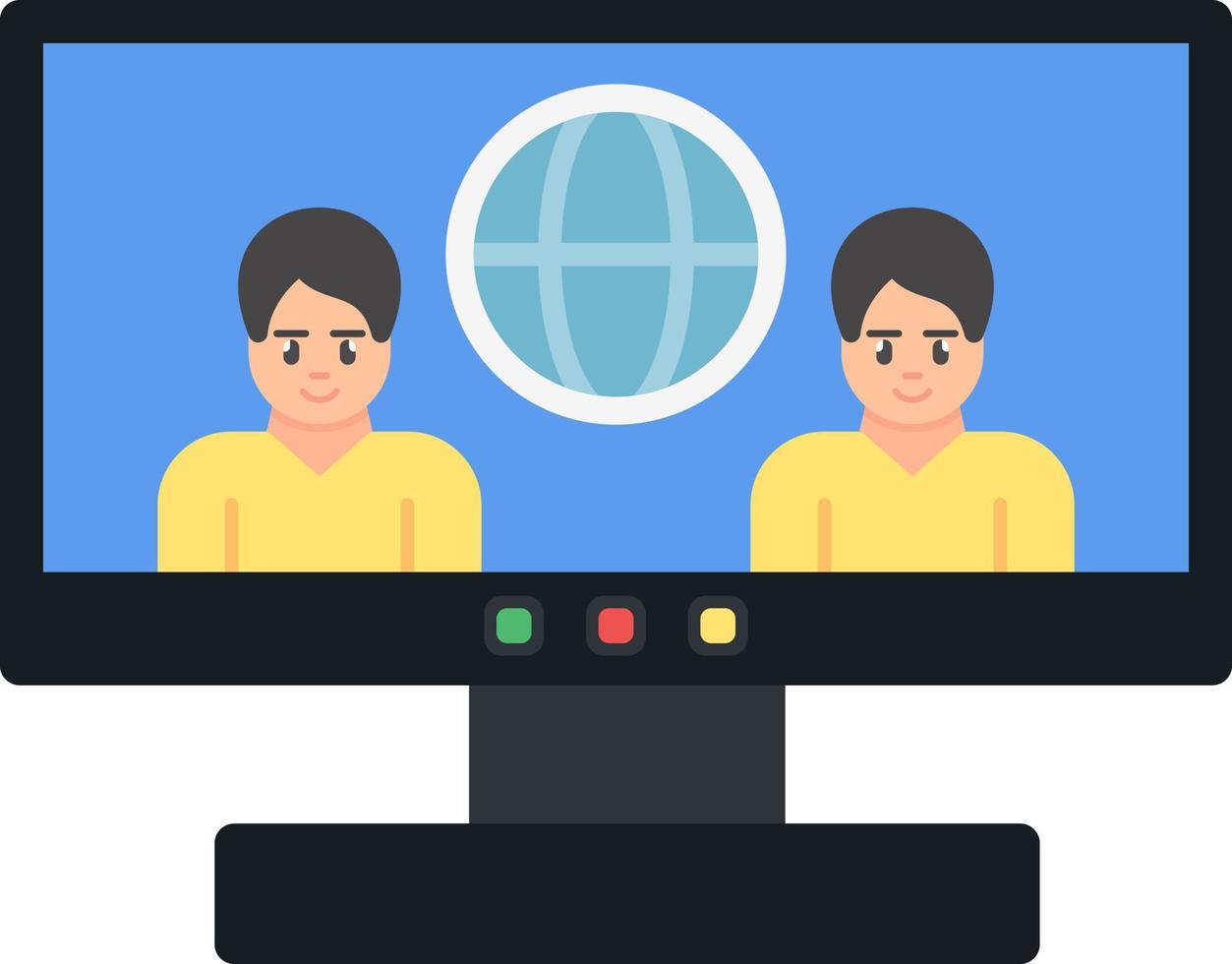 Online Community Vector Icon Design