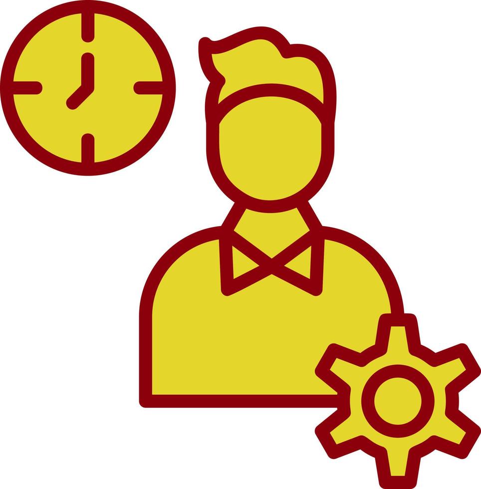 Productive Work Vector Icon Design
